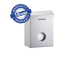 MERIDA STELLA sanitary disposal bin with a container for sanitary bags 4.4 l, polished steel